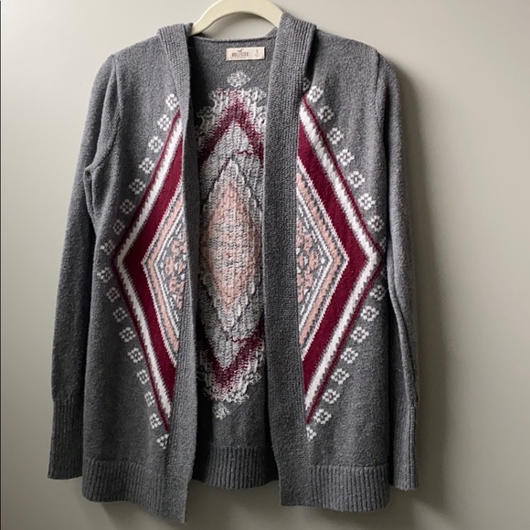 Hollister Sweaters - HOLLISTER Open front cardigan w/hood, Size Small